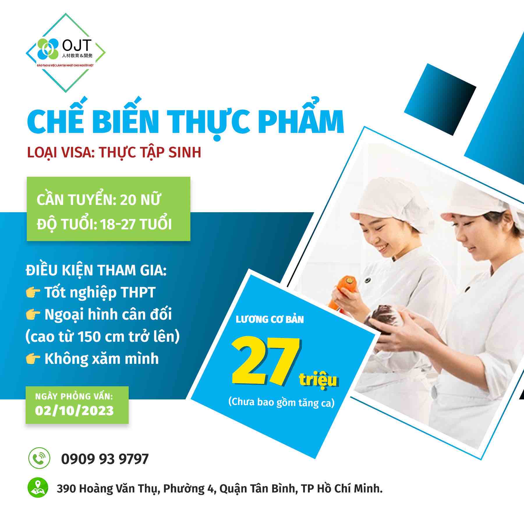 TUYỂN 20 TTS CHẾ BIÊN THỰC PHẨM - NAGANO