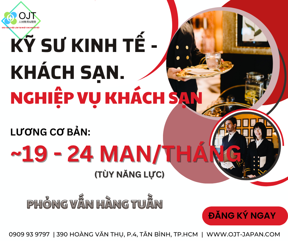 TUYỂN DỤNG KỸ SƯ KINH TẾ - KHÁCH SẠN 