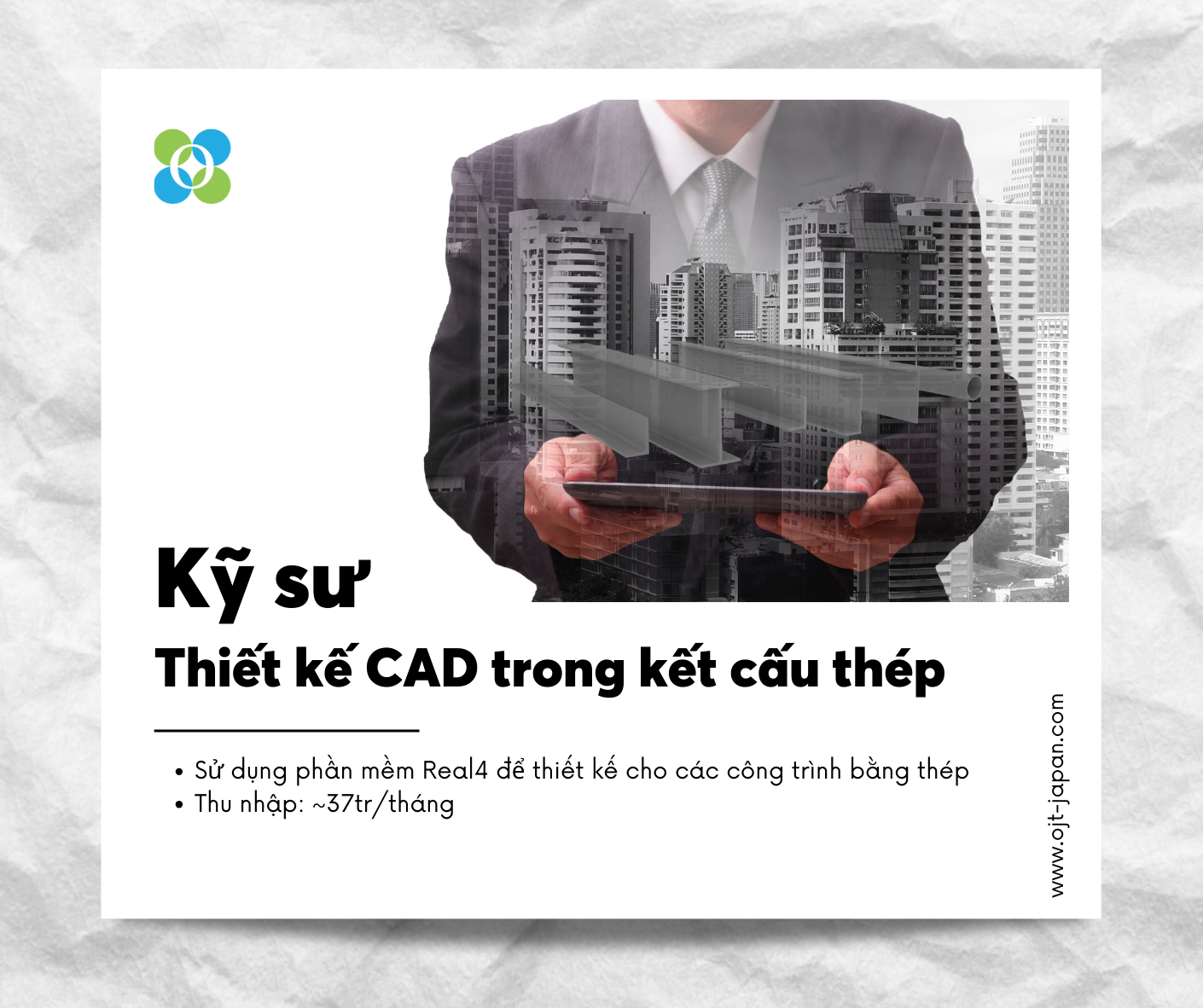 TUYỂN 16 NAM/NỮ KỸ SƯ THIẾT KẾ CAD TRONG KẾT CẤU THÉP