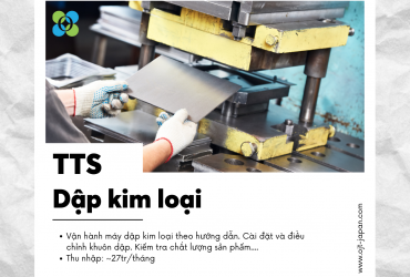 TUYỂN 07 NAM THỰC TẬP SINH DẬP KIM LOẠI