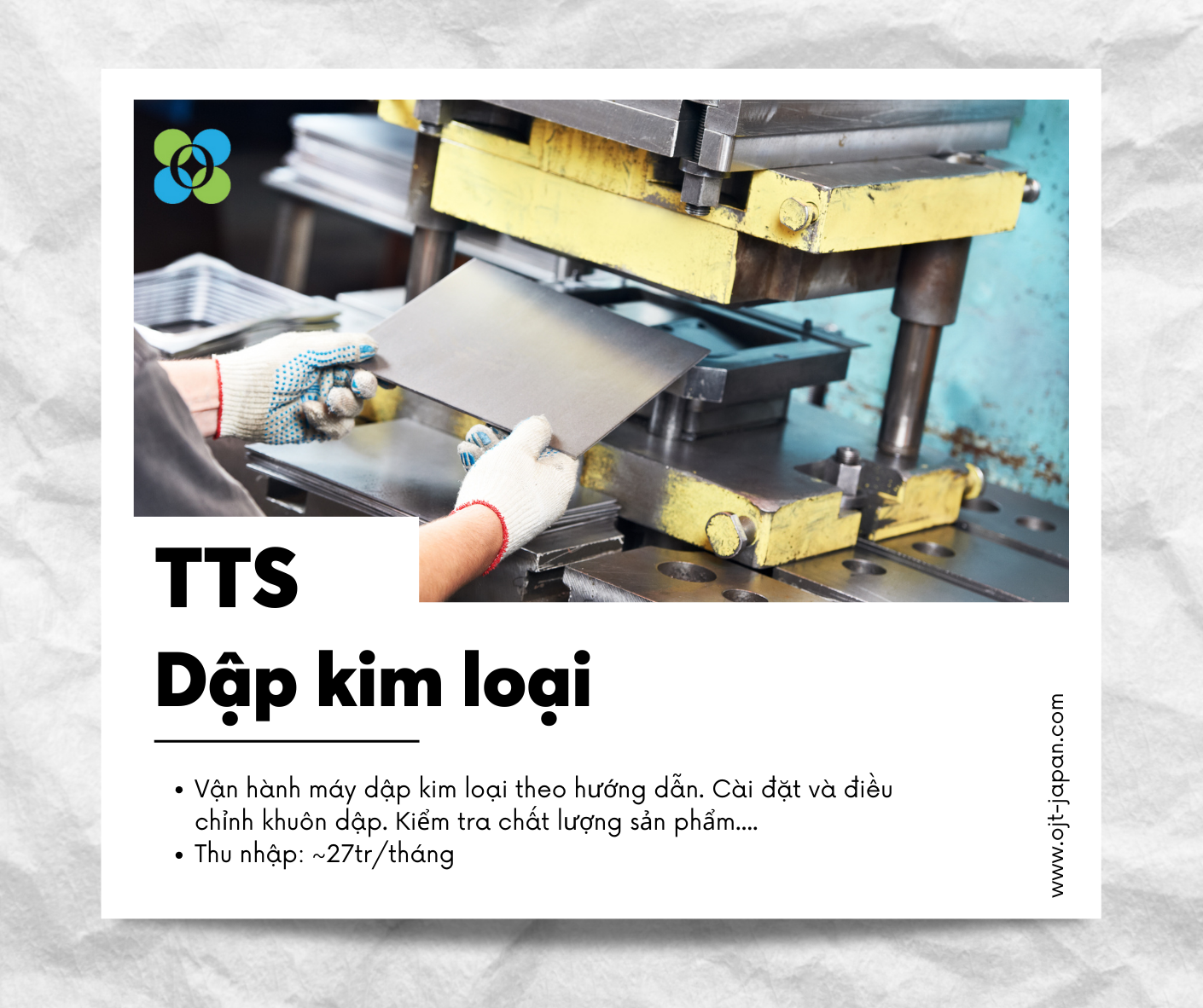 TUYỂN 07 NAM THỰC TẬP SINH DẬP KIM LOẠI