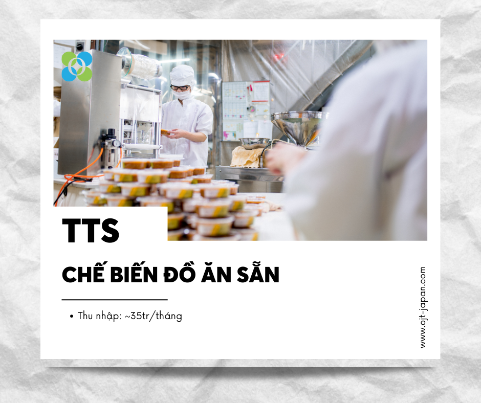 TUYỂN 16 NỮ THỰC TẬP SINH CHẾ BIẾN ĐỒ ĂN SẴN