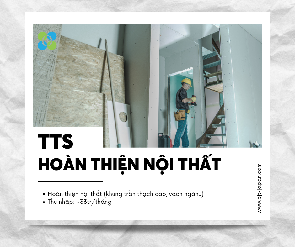 TUYỂN 09 NAM THỰC TẬP SINH HOÀN THIỆN NỘI THẤT