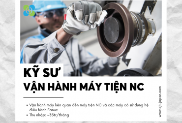 TUYỂN 03 NAM KỸ SƯ VẬN HÀNH MÁY TIỆN NC