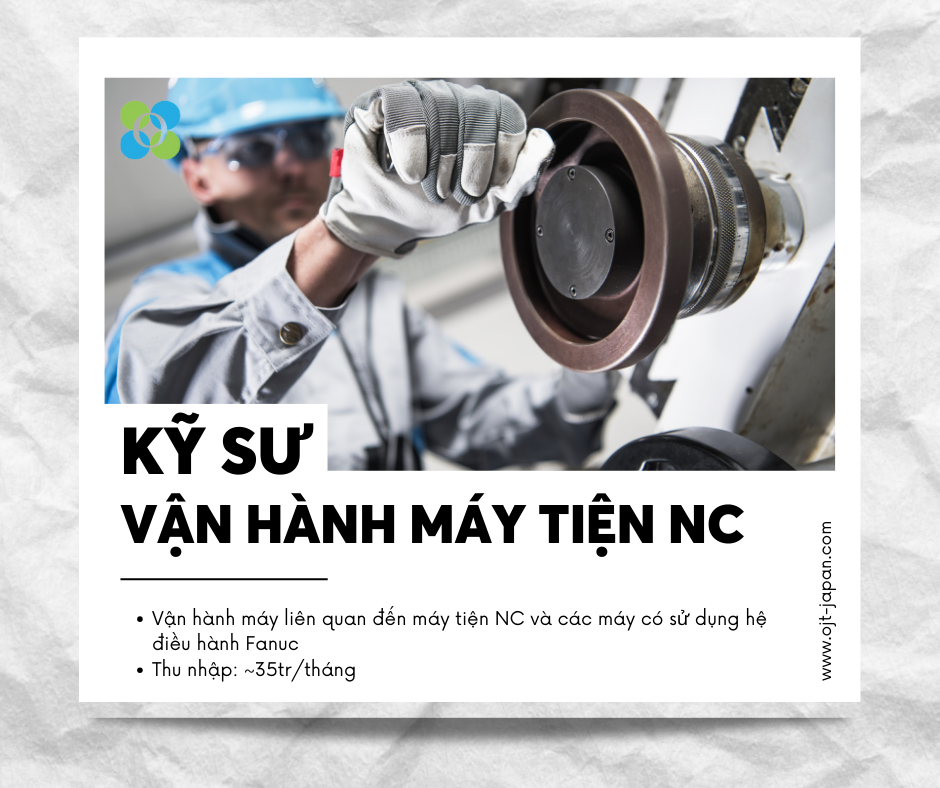 TUYỂN 03 NAM KỸ SƯ VẬN HÀNH MÁY TIỆN NC